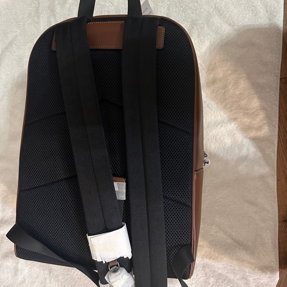 Coach Signature Brown and Tan Men\'s Backpack